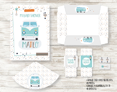 Kit imprimible Furgoneta VAN - tienda online