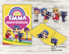 Kit imprimible Vera y el Reino Arcoiris - tienda online
