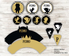 Kit imprimible Donde viven los monstruos - comprar online