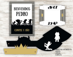 Kit imprimible Donde viven los monstruos - Imprimibles
