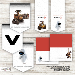 Kit Imprimible Wall-e y Eva - Imprimibles