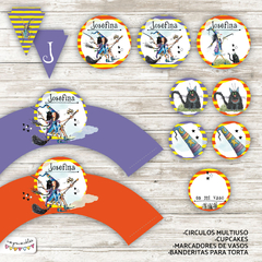 Kit Imprimible Bruja Winnie y Wilbur