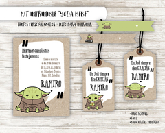 Kit imprimible Yoda Bebé
