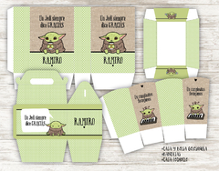Imagen de Kit imprimible Yoda Bebé