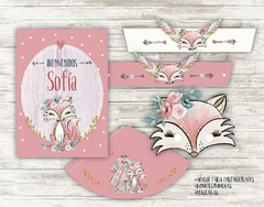 Kit imprimible Zorro Boho Chic - tienda online