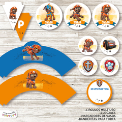 Kit imprimible Zuma Paw Patrol - comprar online