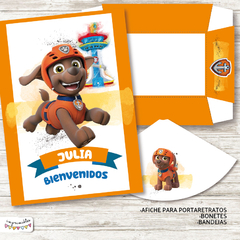 Kit imprimible Zuma Paw Patrol - tienda online