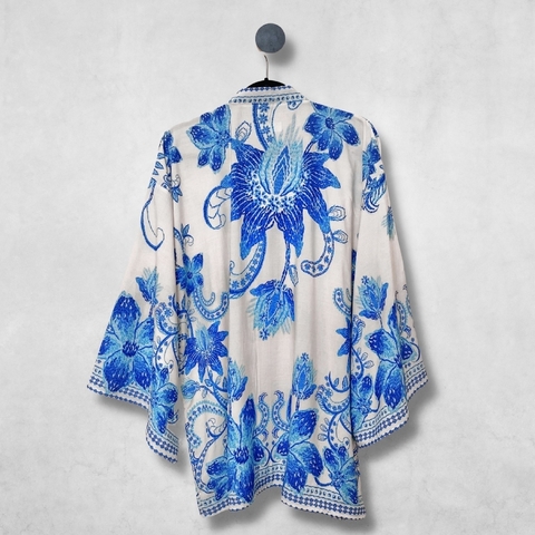 Quimono Lírio Azul - comprar online