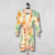 Quimono/Vestido Flora Mística com Barrado e Mangas Longas Branco - SEVENA 