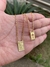 ESCAPULÁRIO TUDO POSSO NAQUELE QUE ME FORTALECE 2MM 70CM EM MOEDA ANTIGA COM 10 CAMADAS DE OURO 18K