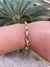 Pulseira tijolinho 8mm 17 gramas em moeda antiga - Pesadas Joias