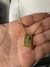 ESCAPULÁRIO TUDO POSSO NAQUELE QUE ME FORTALECE 2MM 70CM EM MOEDA ANTIGA COM 10 CAMADAS DE OURO 18K - loja online