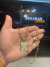 CORRENTE TIJOLINHO 4MM 26G COM PINGENTE ESTRELA DE DAVI 2,6CM X 2,2CM 0,7G EM MOEDA ANTIGA