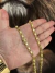 CORRENTE TIJOLINHO CUBINHO 5MM EM MOEDA ANTIGA COM 10 CAMADAS DE OURO 18K - comprar online