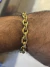PULSEIRA CADEADO DE QUINA 12MM EM MOEDA ANTIGA na internet