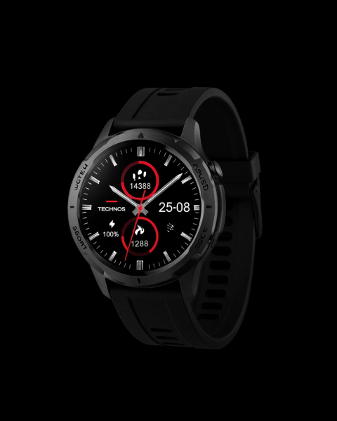 SMARTWATCH TECHNOS CONNECT SPORTS CALL PRATA - comprar online