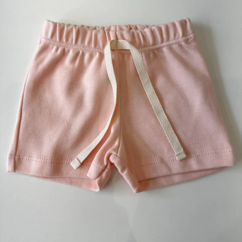 Short Rosa Claro | Tamanho: 0-6 meses