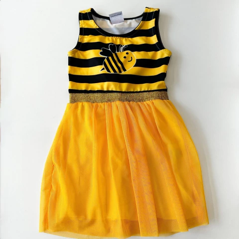 Vestido Fantasia Abelhinha - Tamanho 2