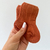 Meia Canelada | Terracota - comprar online