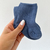 Meia Canelada | Azul Celeste - comprar online