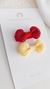 Dupla Crochê | Amarelo e Vermelho na internet