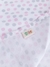 Cueiro Flanelado | Poá Rosa e Cinza - comprar online