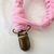 Prendedor de Chupeta Boho | Rosa Chiclete - comprar online