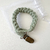 Prendedor de Chupeta Boho | Verde Palha