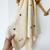 Manta Tricot Poá Boho - Off White
