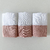 Trio Fraldinhas Rosa Antigo Poá