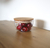 Frasco Contenedor de Acrílico con tapa de madera 300ml