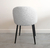 SILLA MYANMAR BLACK BOUCLÉ CREMA - comprar online