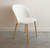 SILLA MYANMAR WOOD BOUCLÉ CREMA - comprar online