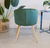 SILLA BEIRUT WOOD GREEN - comprar online