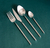SET DE CUBIERTOS DAKKAR PLATEADO - 24 PCS - comprar online