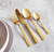 SET DE CUBIERTOS DALLAS DORADO - 24 PCS - tienda online
