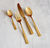 Set de Cubiertos Dorados