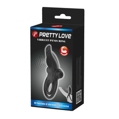 PRETTY LOVE WHALE COCK RING 2 BLACK en internet