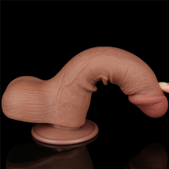 CONSOLADOR DE DOBLE CAPA DE PIEL DESLIZABLE DE 7.5" en internet