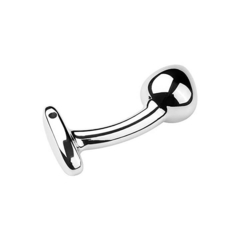 Plug anal metalico curvado Small - tienda online
