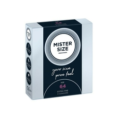 MISTER SIZE XXL 64 MM x 3 - comprar online