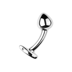 Plug anal metalico curvado Small - comprar online