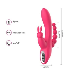 Rabbit Vibrador triple - tienda online