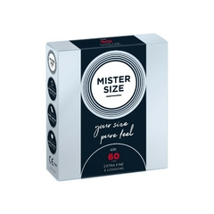 MISTER SIZE - PRESERVATIVOS TALLA XL 60 MM (3 UNIDADES)
