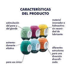 SATISFYER HUEVOS MASTURBADORES - comprar online
