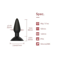 Vibrador a distancia Anal 