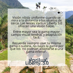 PROGRESIVO VARILUX LIBERTY 3.0 CON AR CLARITY BLUE - GAFAS MINCA