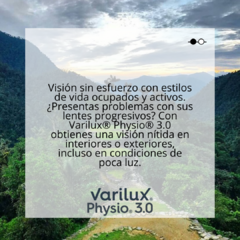 PROGRESIVO VARILUX PHYSIO 3.0 CON CRIZAL SAPPHIRE HR - comprar online