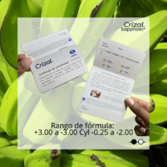 CRIZAL SAPPHIRE HR BLUE UV en internet