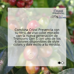 CRIZAL PREVENCIA CON TRANSITIONS GEN S - comprar online